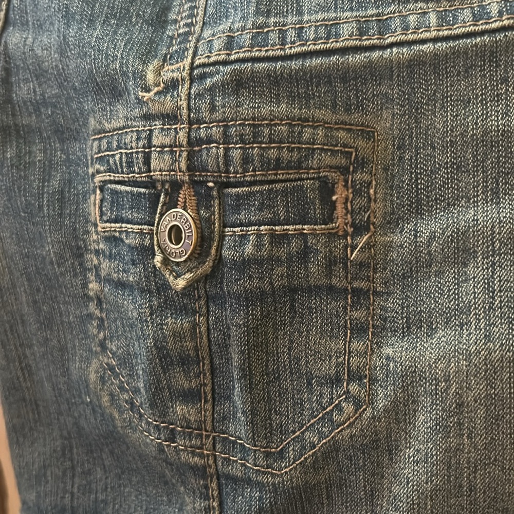 Gloria Vanderbilt Denim Blue Women's Shorts - Picture 7 of 7